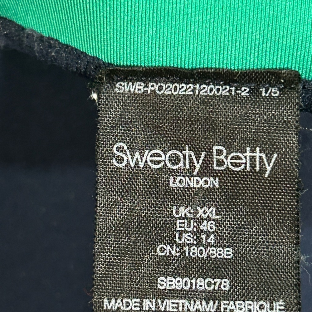 SWEATY BETTY COLOR BLOCK POWER LEGGINGS SIZE XXL - Picture 9 of 10